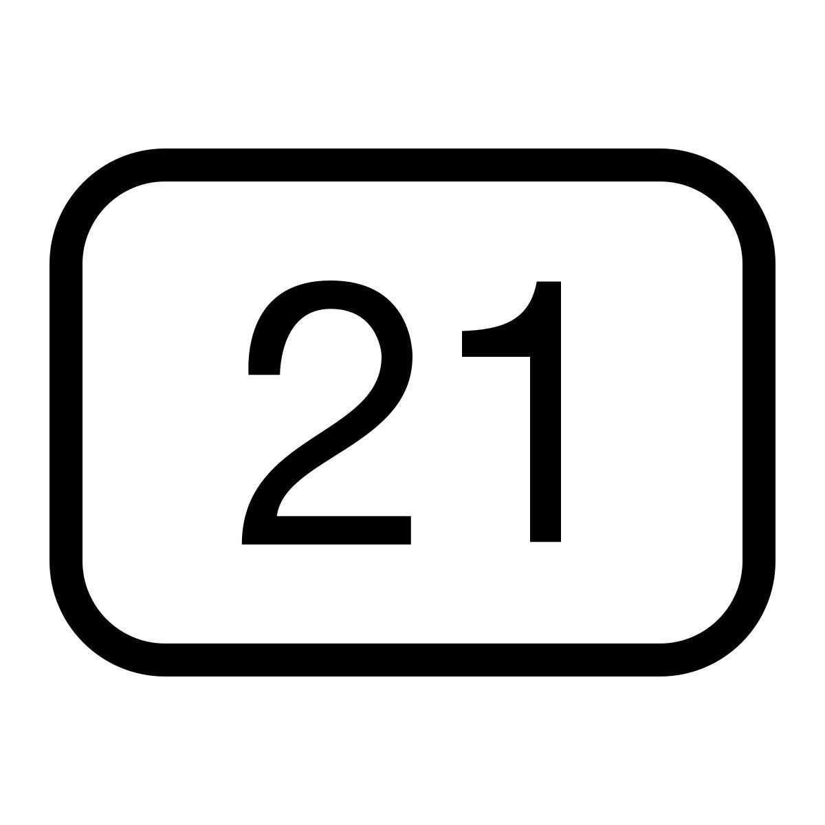 ios 17 outlined style 21 icon