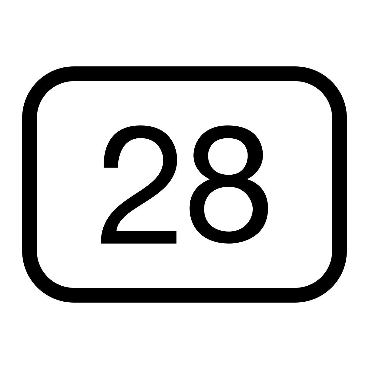 ios 17 outlined style 28 icon