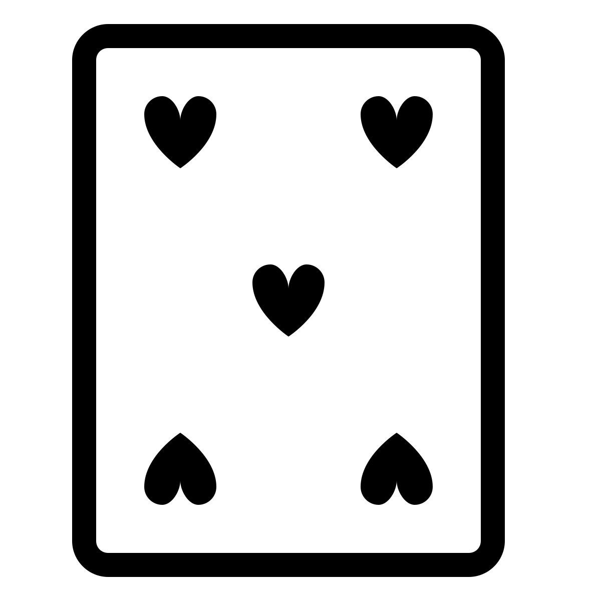 ios 17 outlined style 하트 5 icon