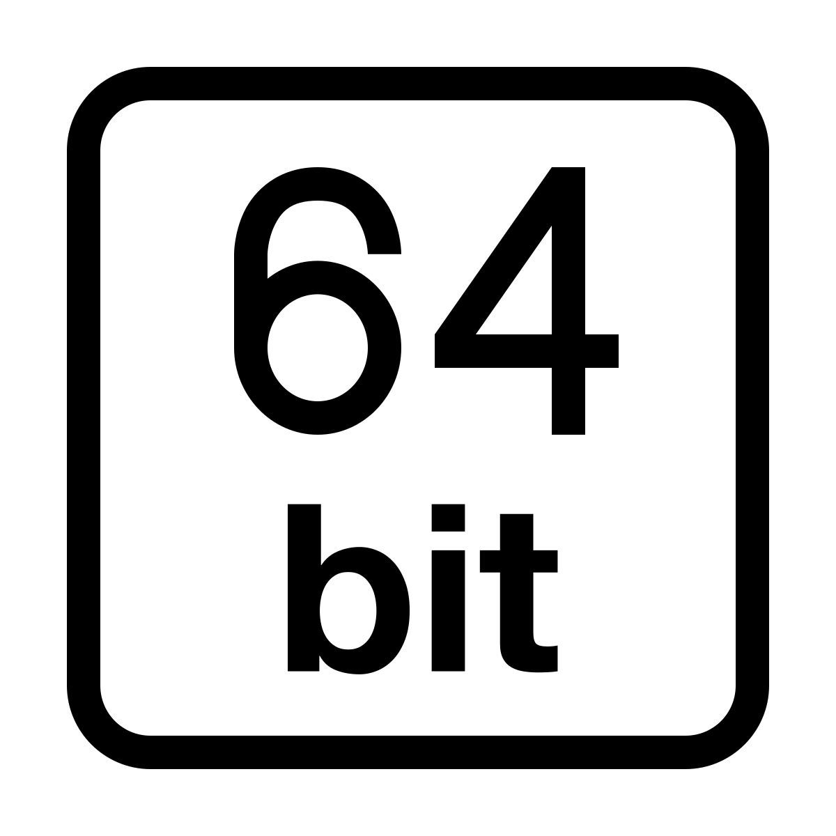 ios 17 outlined style 64位 icon