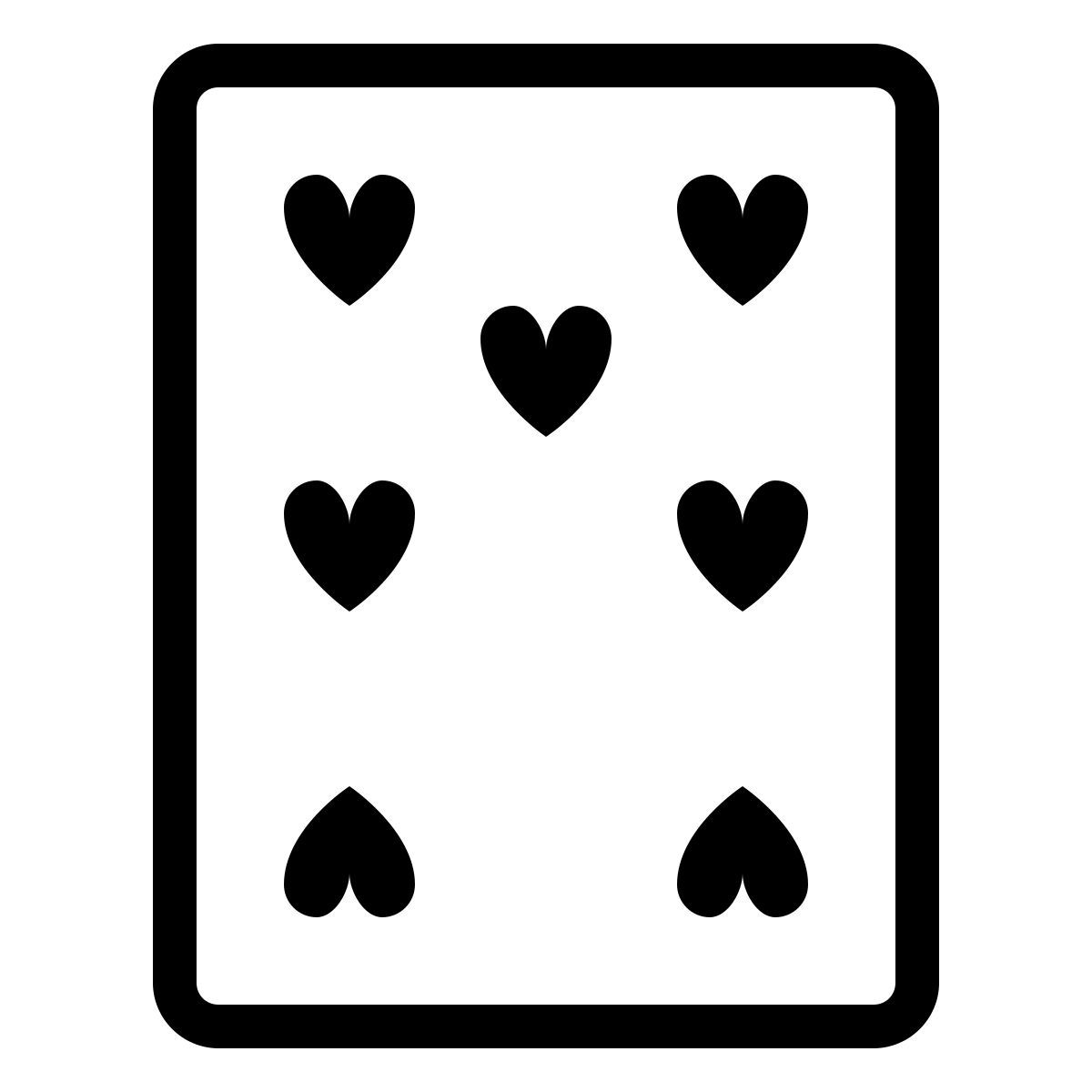 ios 17 outlined style 하트 7 icon