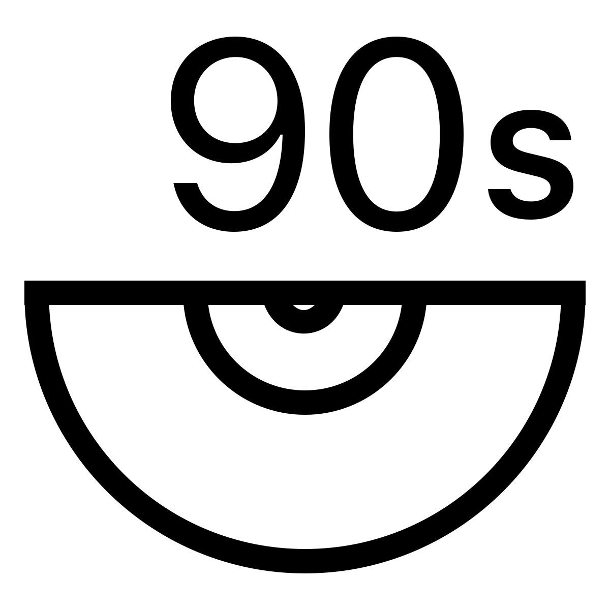 ios 17 outlined style término análogo icon