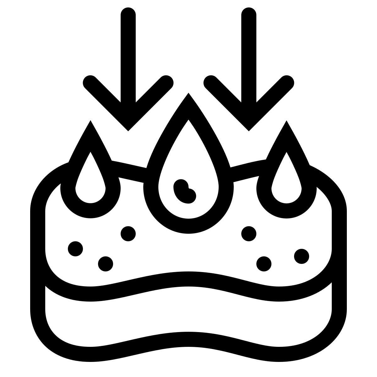 ios 17 outlined style absorb icon