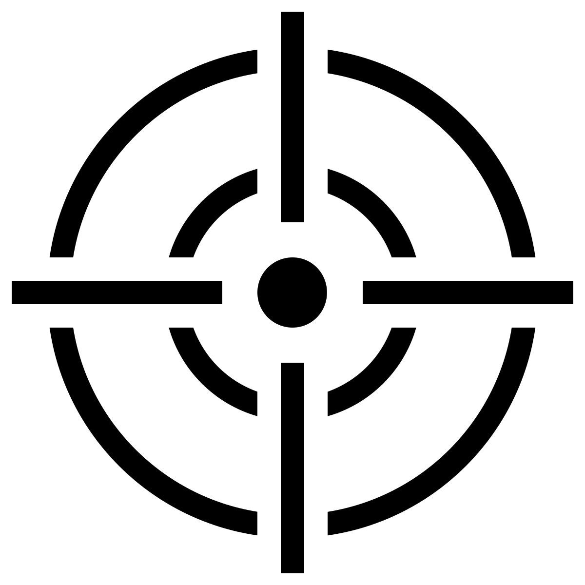 ios 17 outlined style 목표 icon