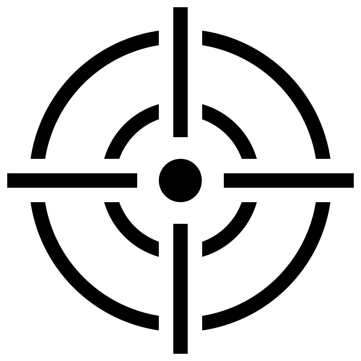 ios 17 outlined style 목표 icon