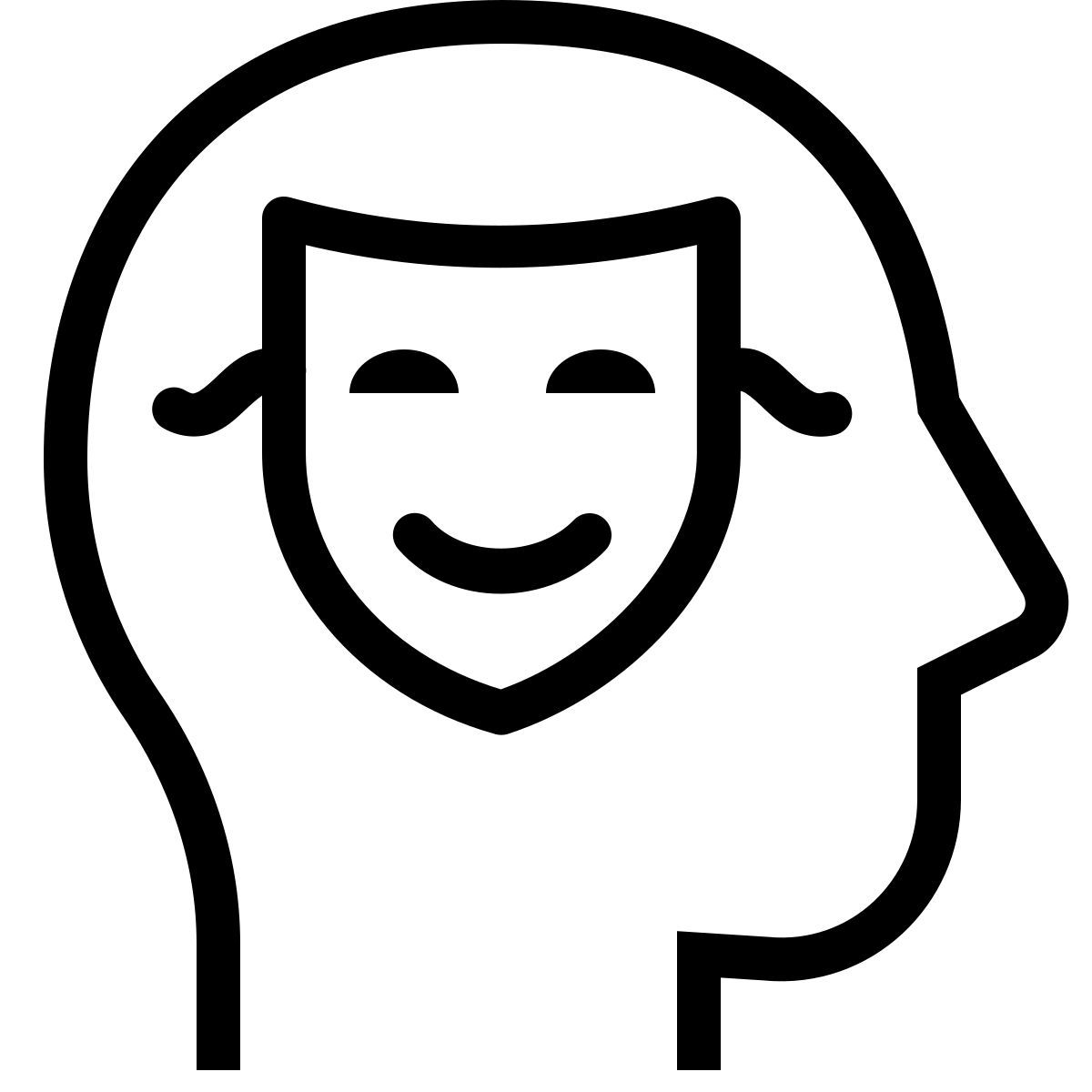 ios 17 outlined style habilidades de actuación icon