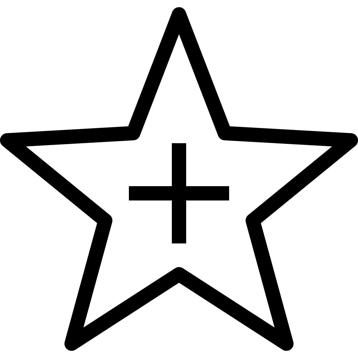 ios 17 outlined style agregar a favoritos icon