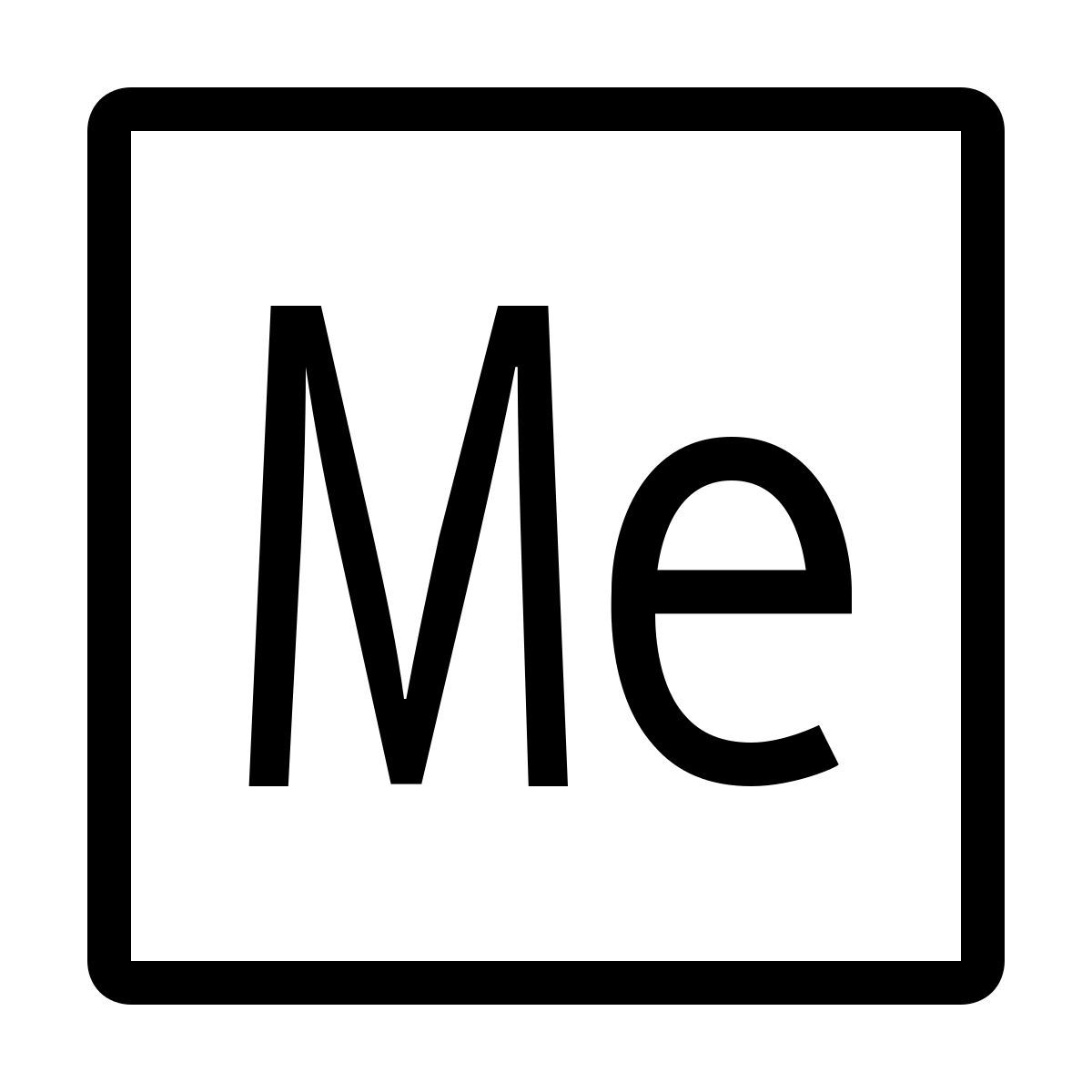 ios 17 outlined style adobe media encoder icon