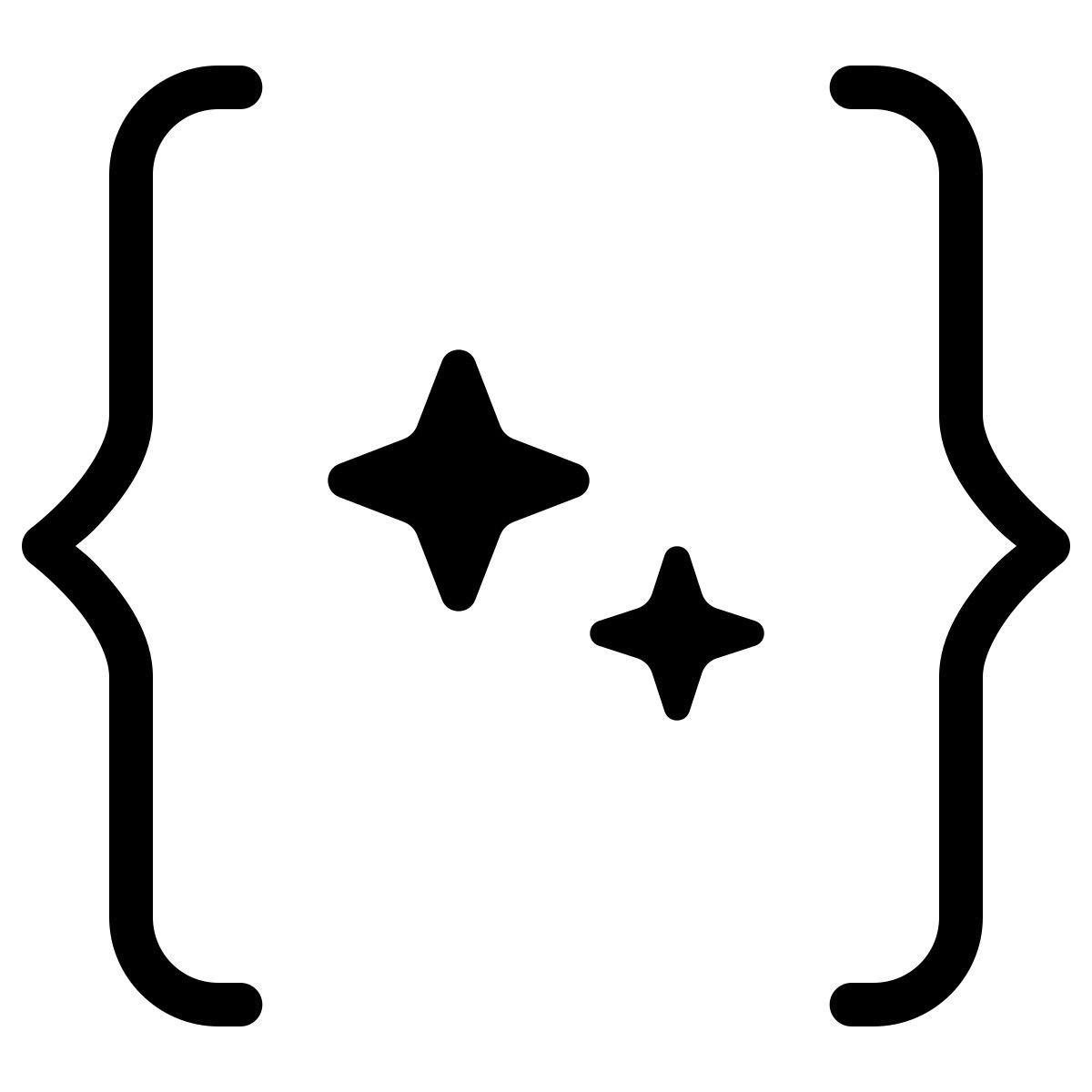 ios 17 outlined style 人工智能生成的代码 icon