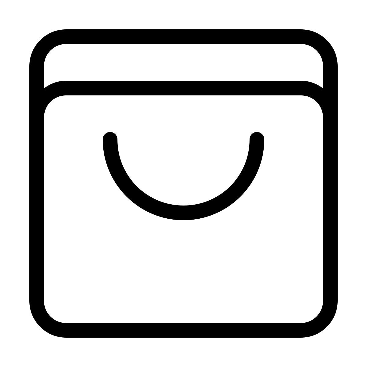 ios 17 outlined style aliexpress icon
