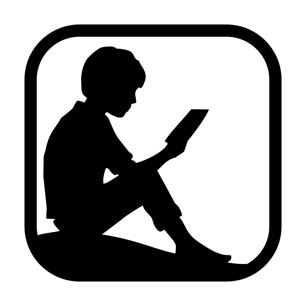 ios 17 outlined style amazon kindle icon