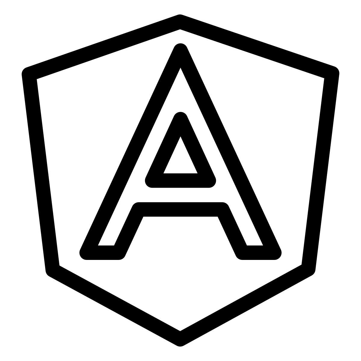 ios 17 outlined style angularjs icon