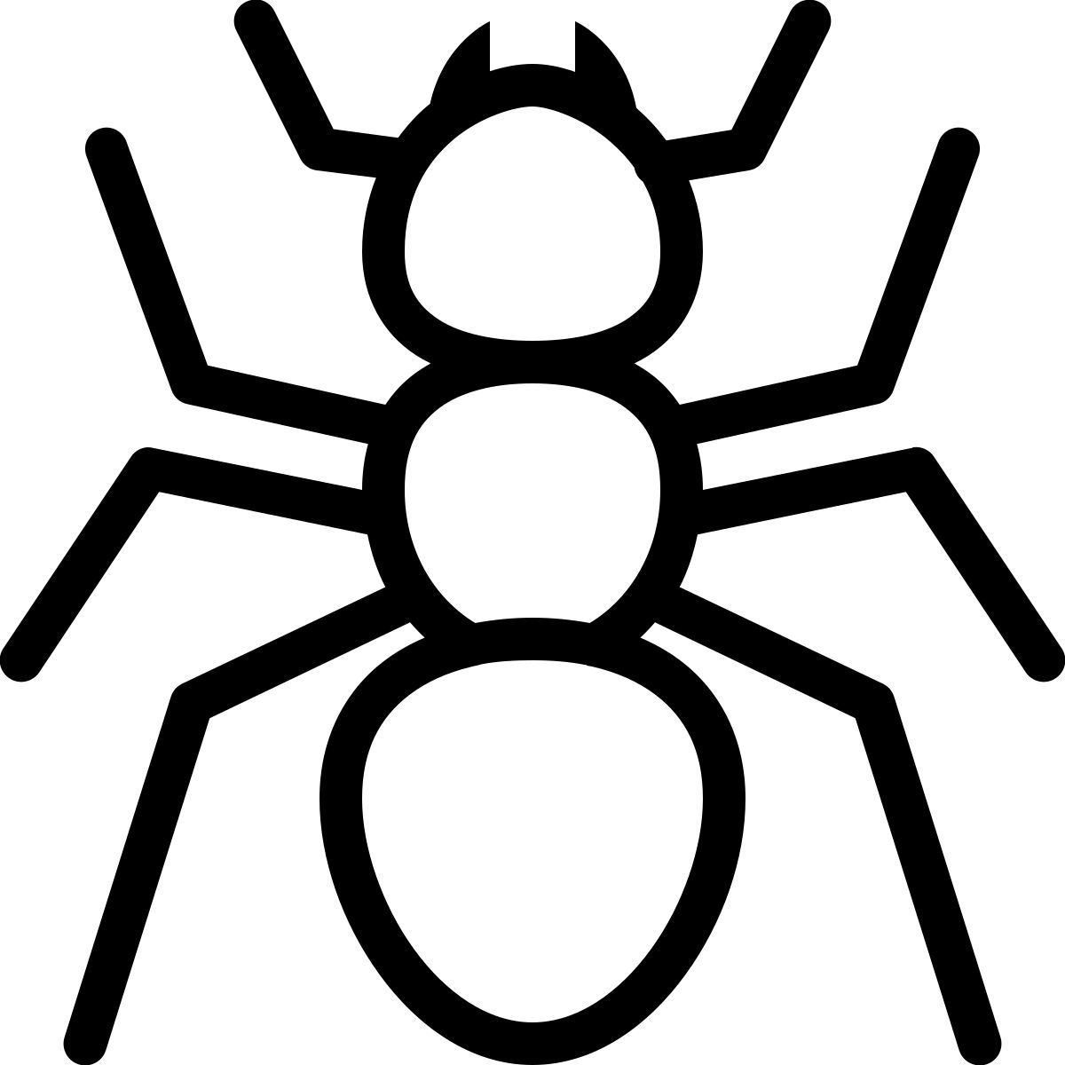 ios 17 outlined style hormiga icon