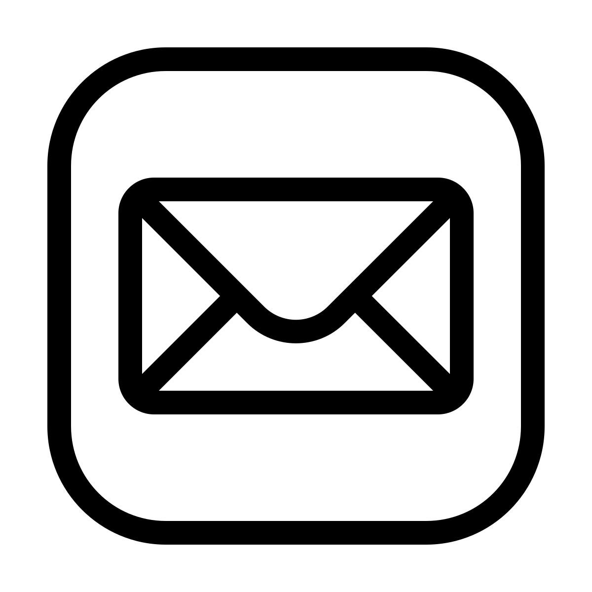 ios 17 outlined style lettre icon