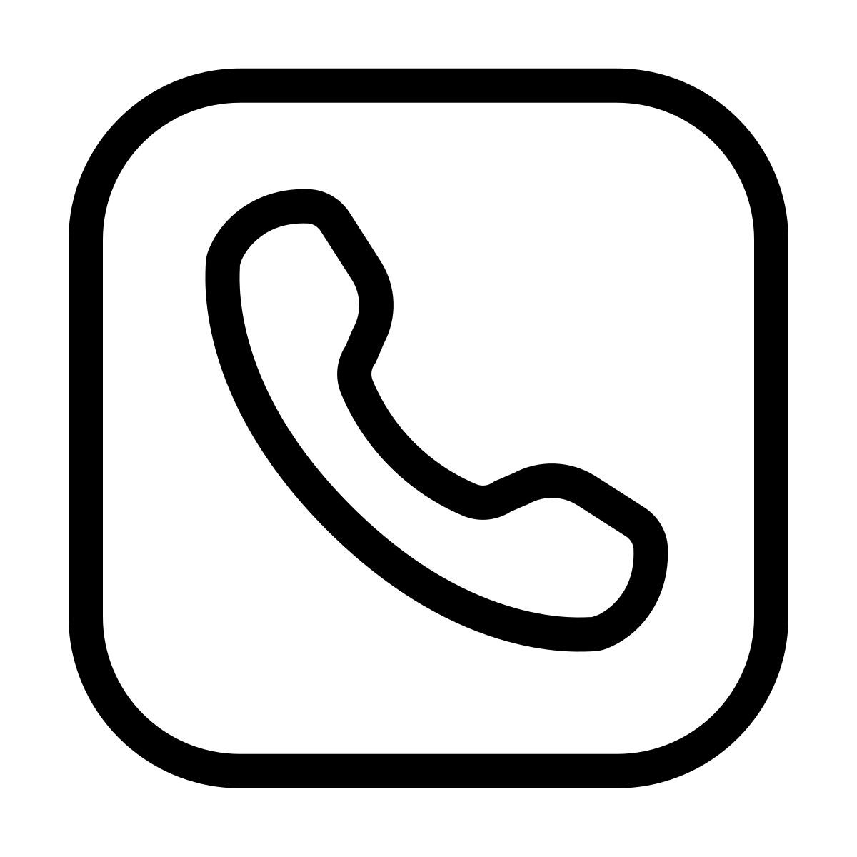 ios 17 outlined style téléphone apple icon