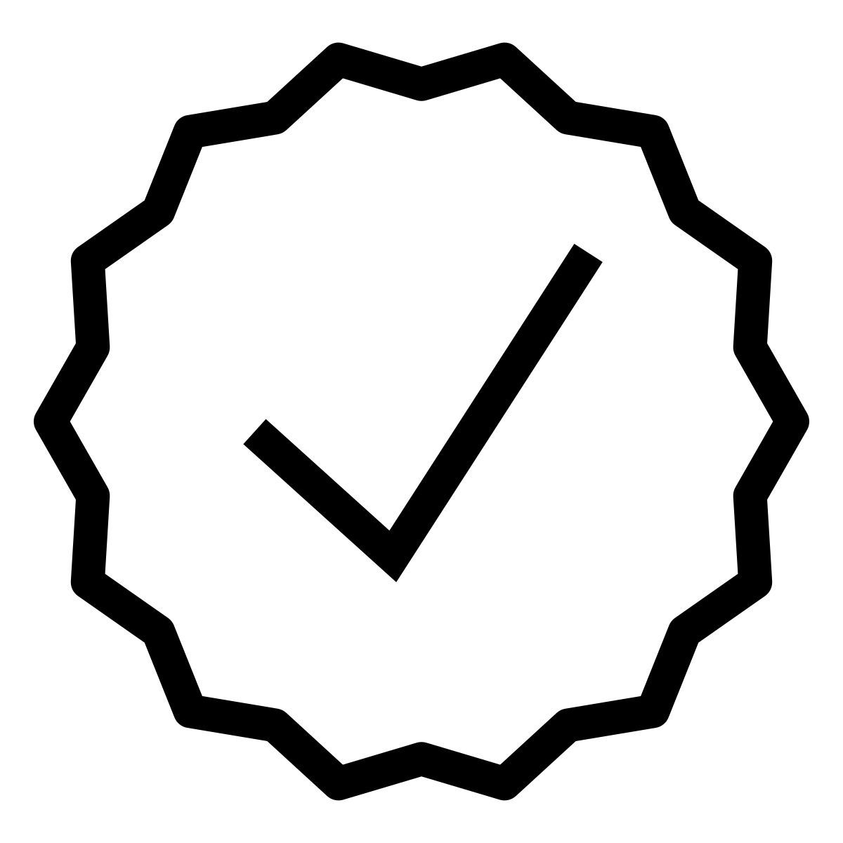 ios 17 outlined style check icon