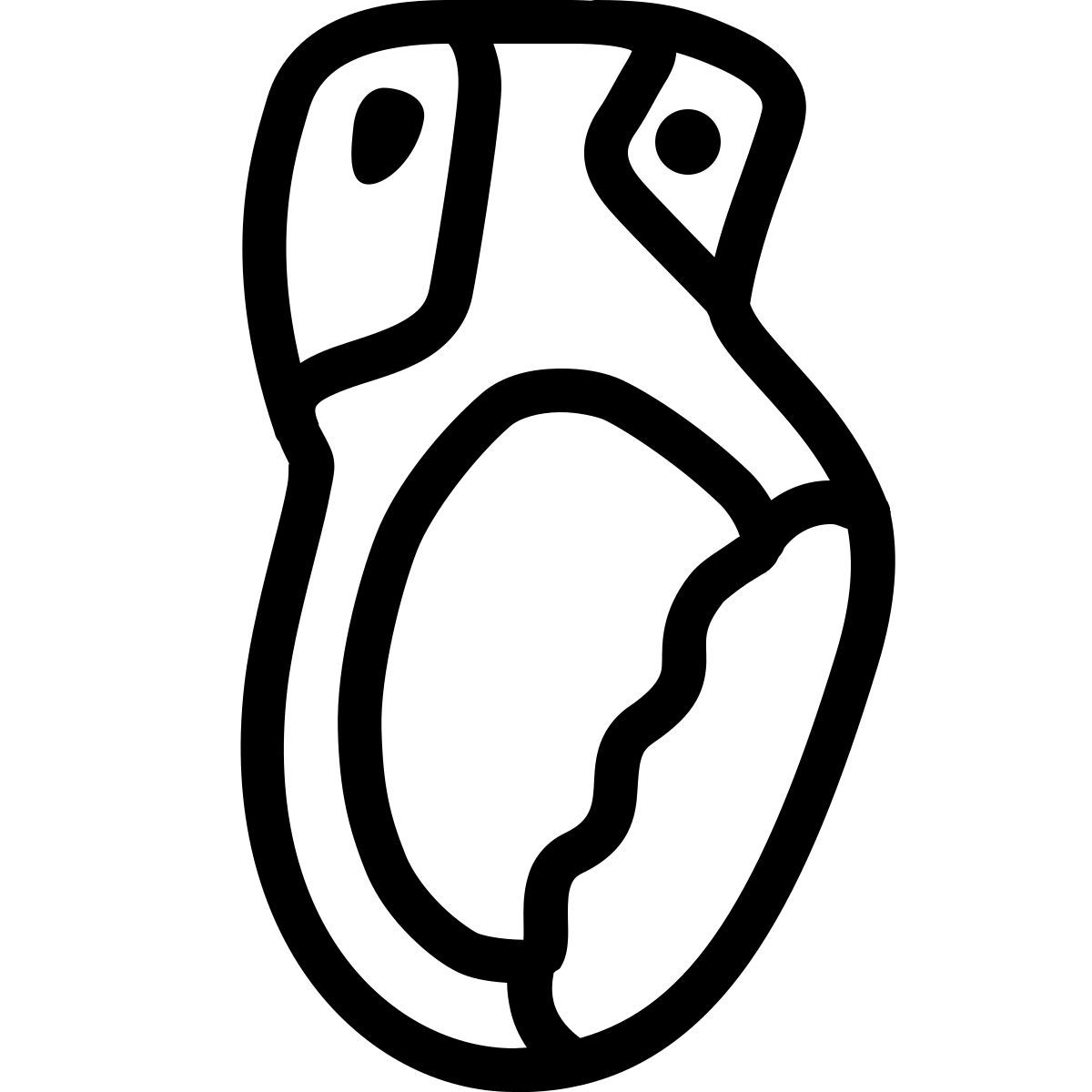 ios 17 outlined style 上升物 icon