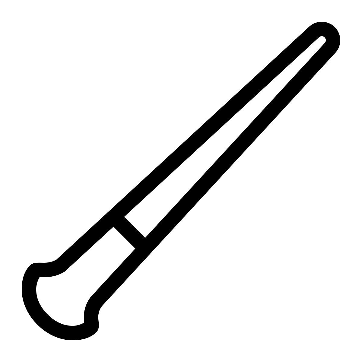 ios 17 outlined style bacchetta del direttore di banda icon