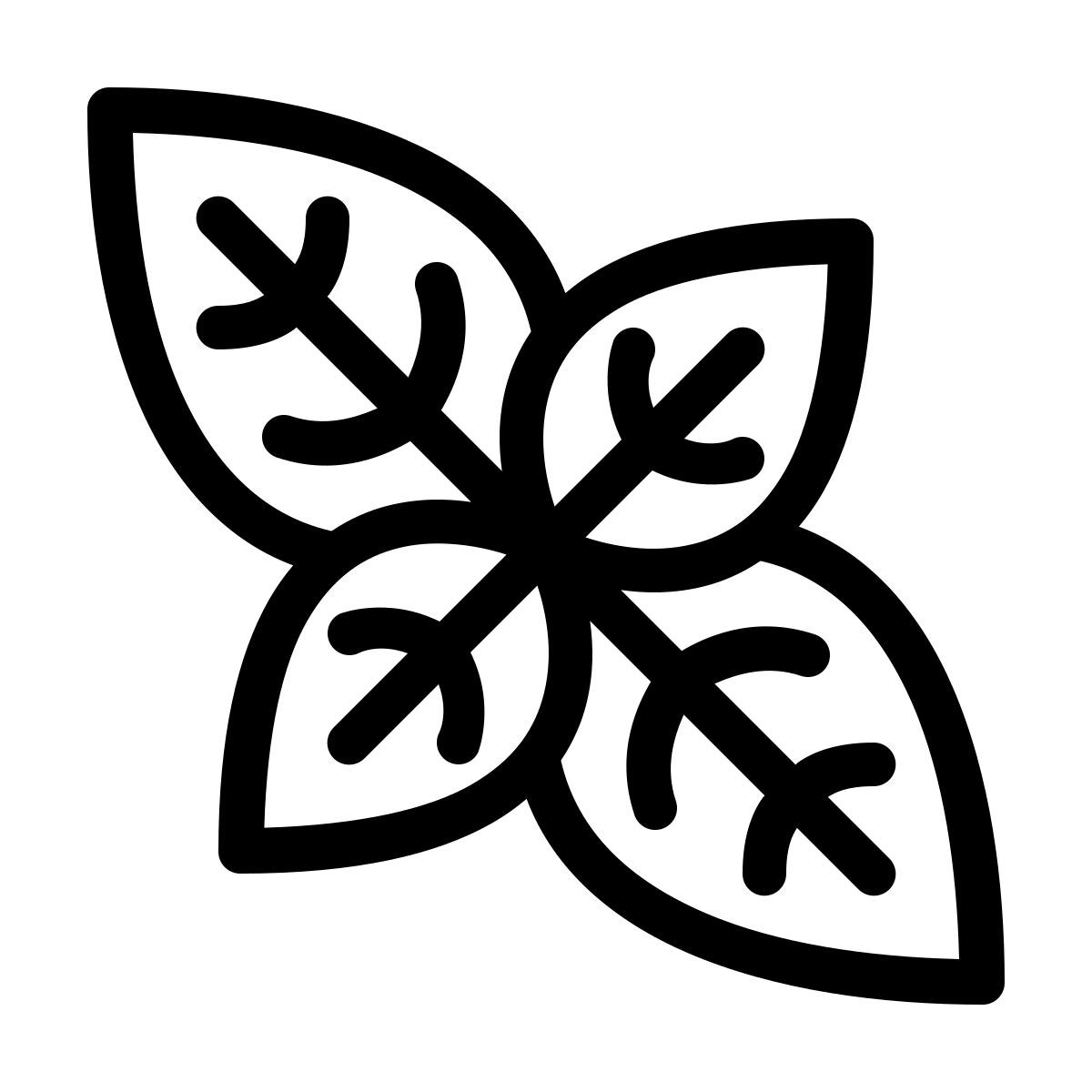 ios 17 outlined style 바질 icon