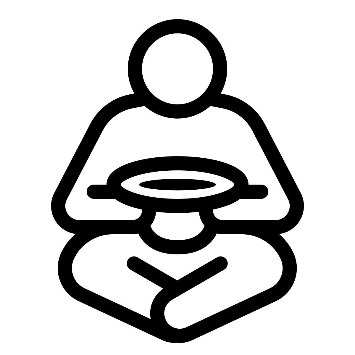 ios 17 outlined style beggar icon