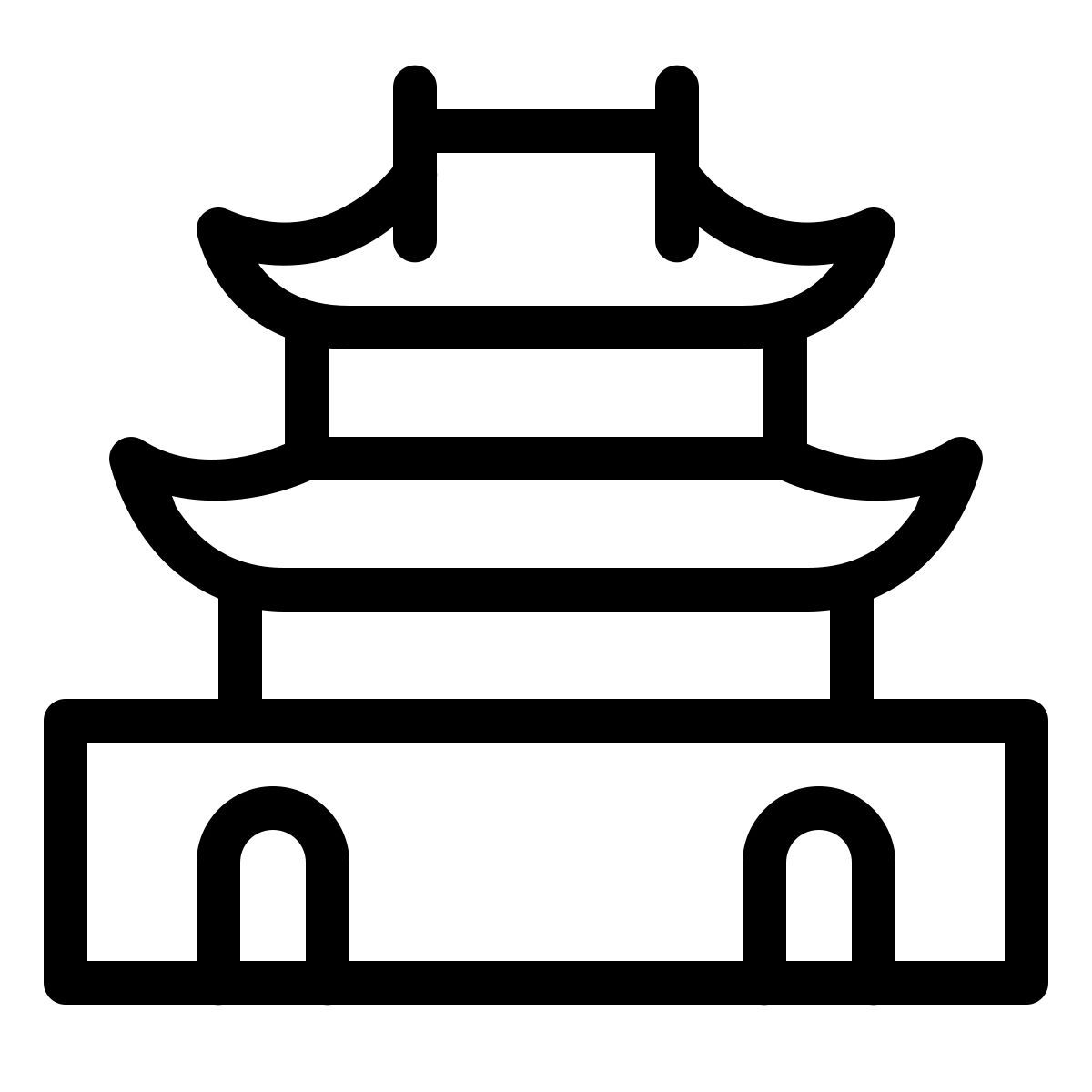 ios 17 outlined style chinês icon