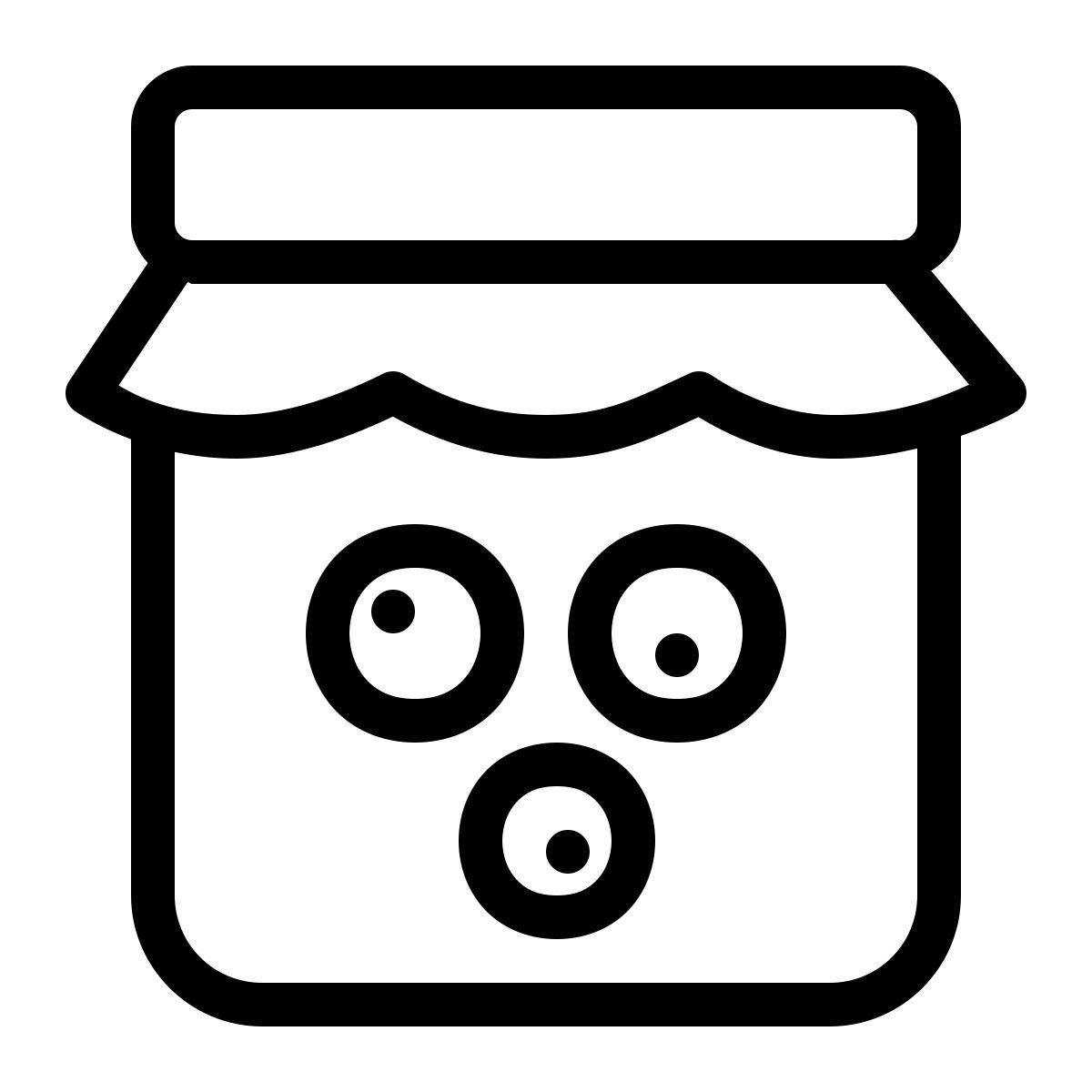 ios 17 outlined style berry jam icon