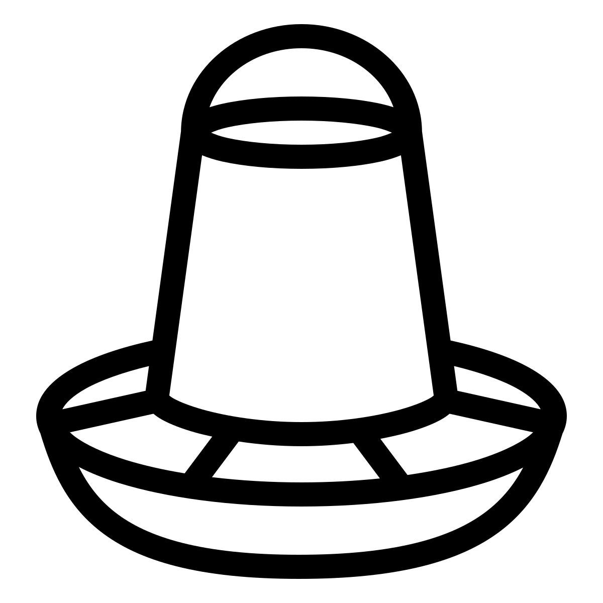 ios 17 outlined style mangiatoia per uccelli icon