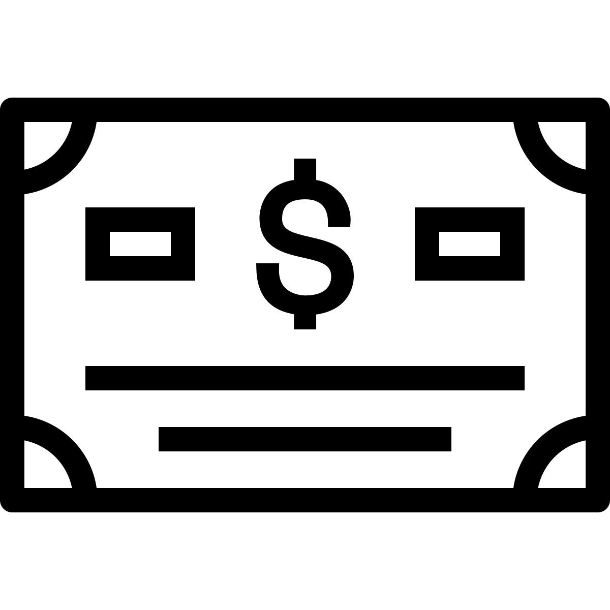 ios 17 outlined style 债券 icon