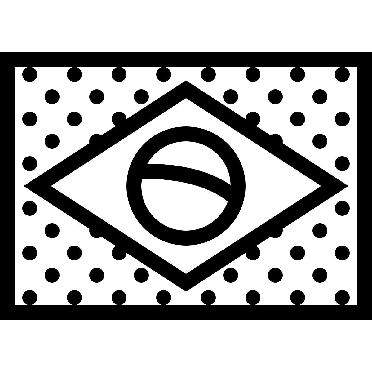 ios 17 outlined style brasil icon