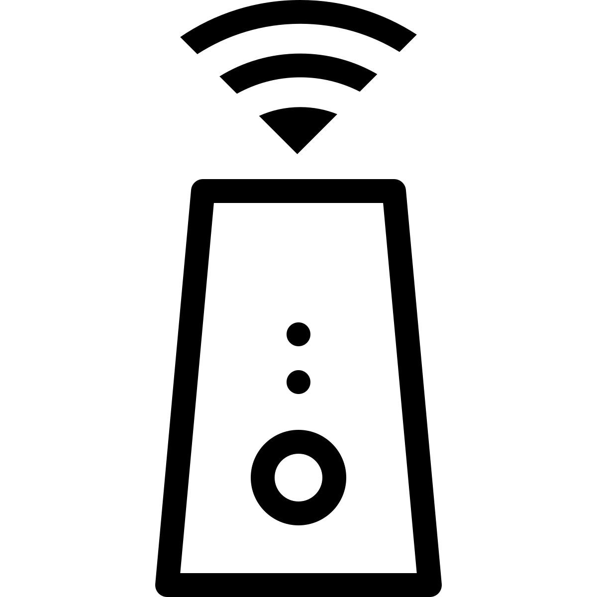 ios 17 outlined style 광대역 모뎀 라우터 icon