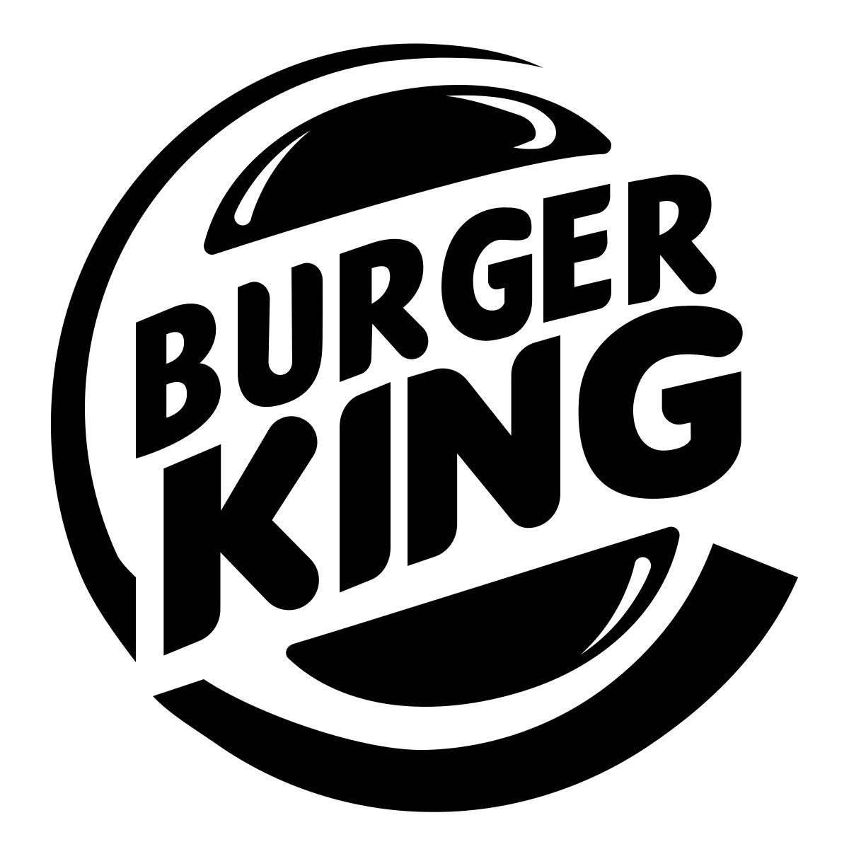 ios 17 outlined style logotipo burger king icon