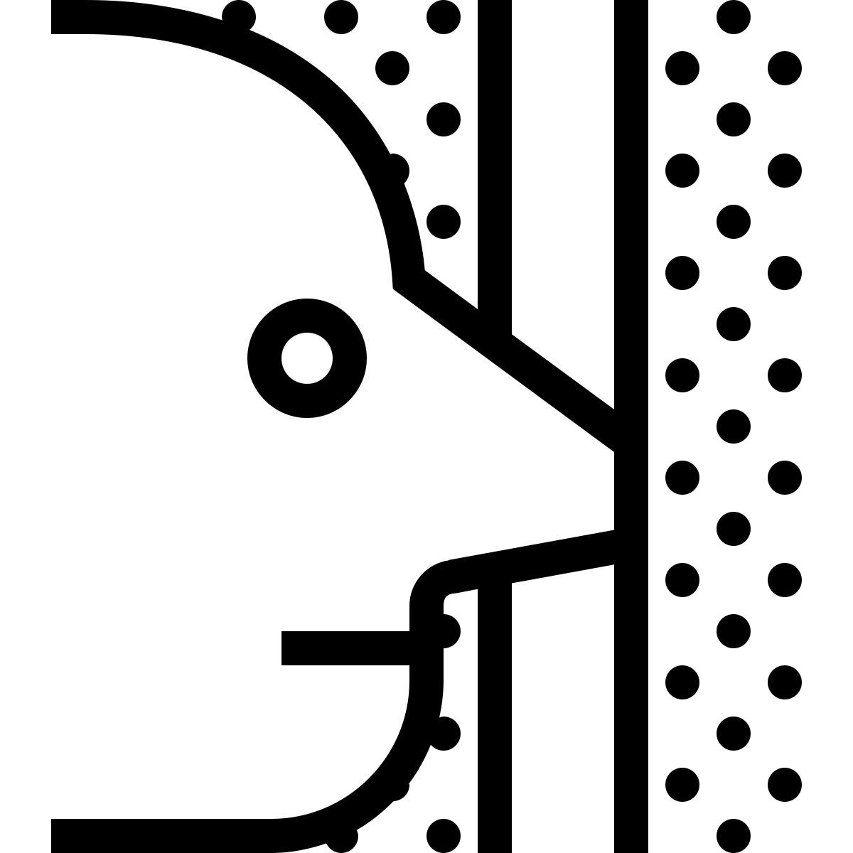 ios 17 outlined style 插嘴 icon