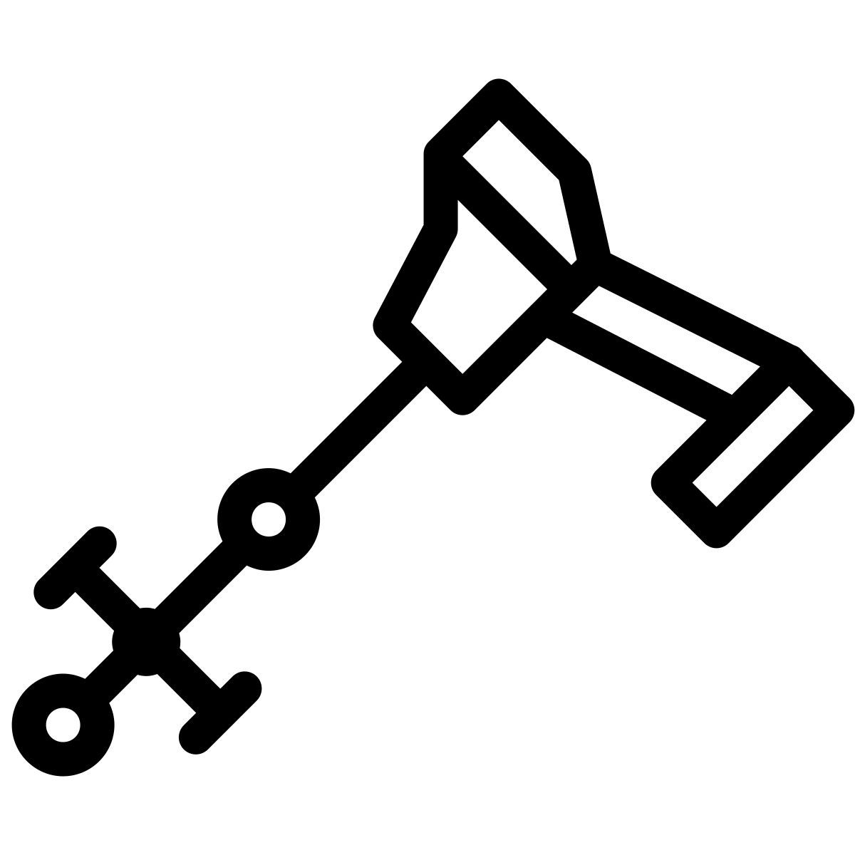 ios 17 outlined style 케이블 감지기 icon