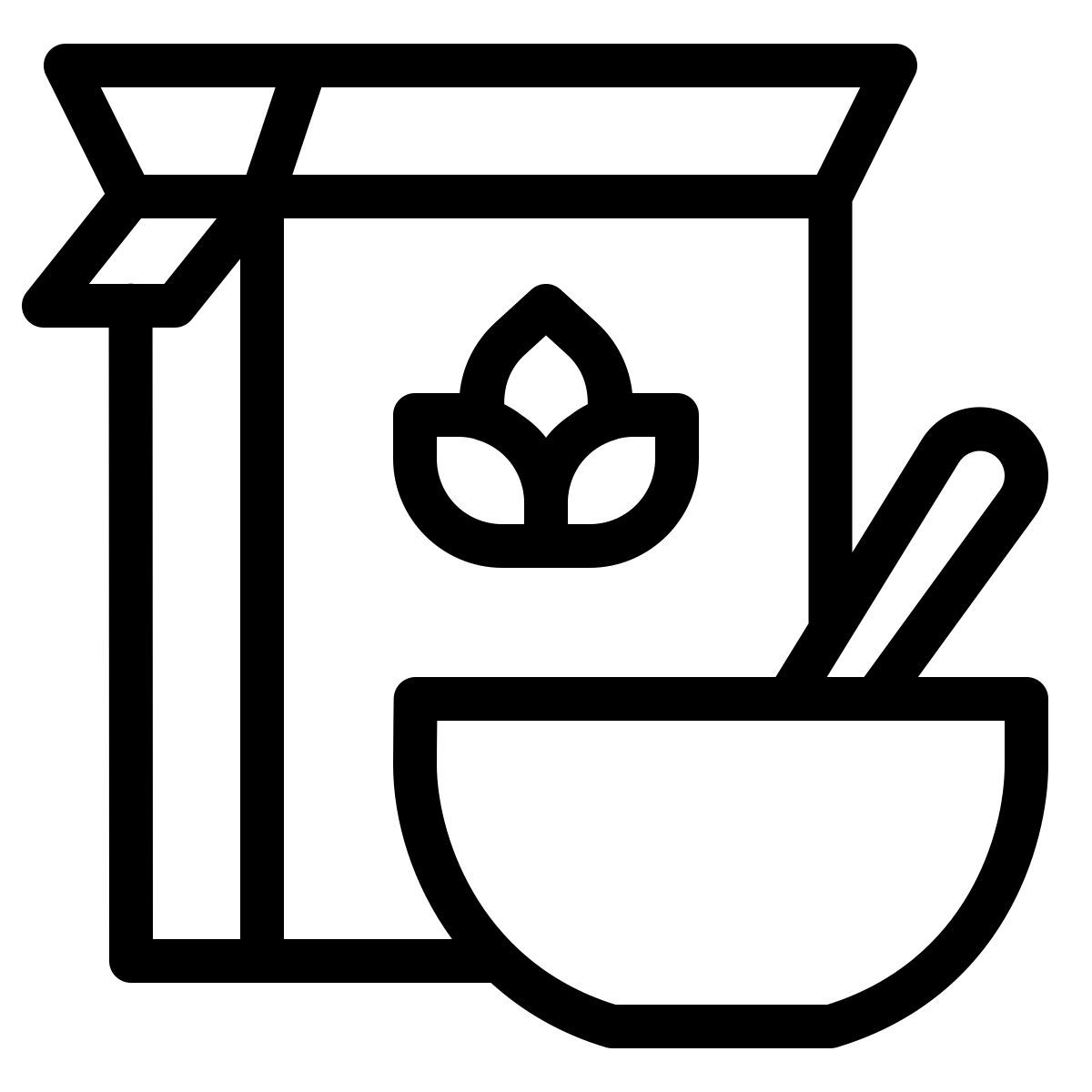 ios 17 outlined style cereal icon