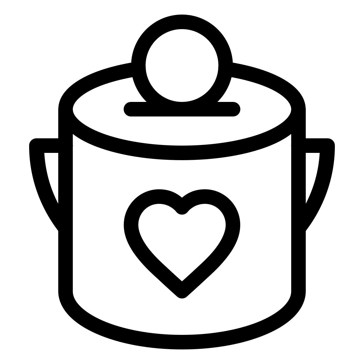 ios 17 outlined style 자선 상자 icon