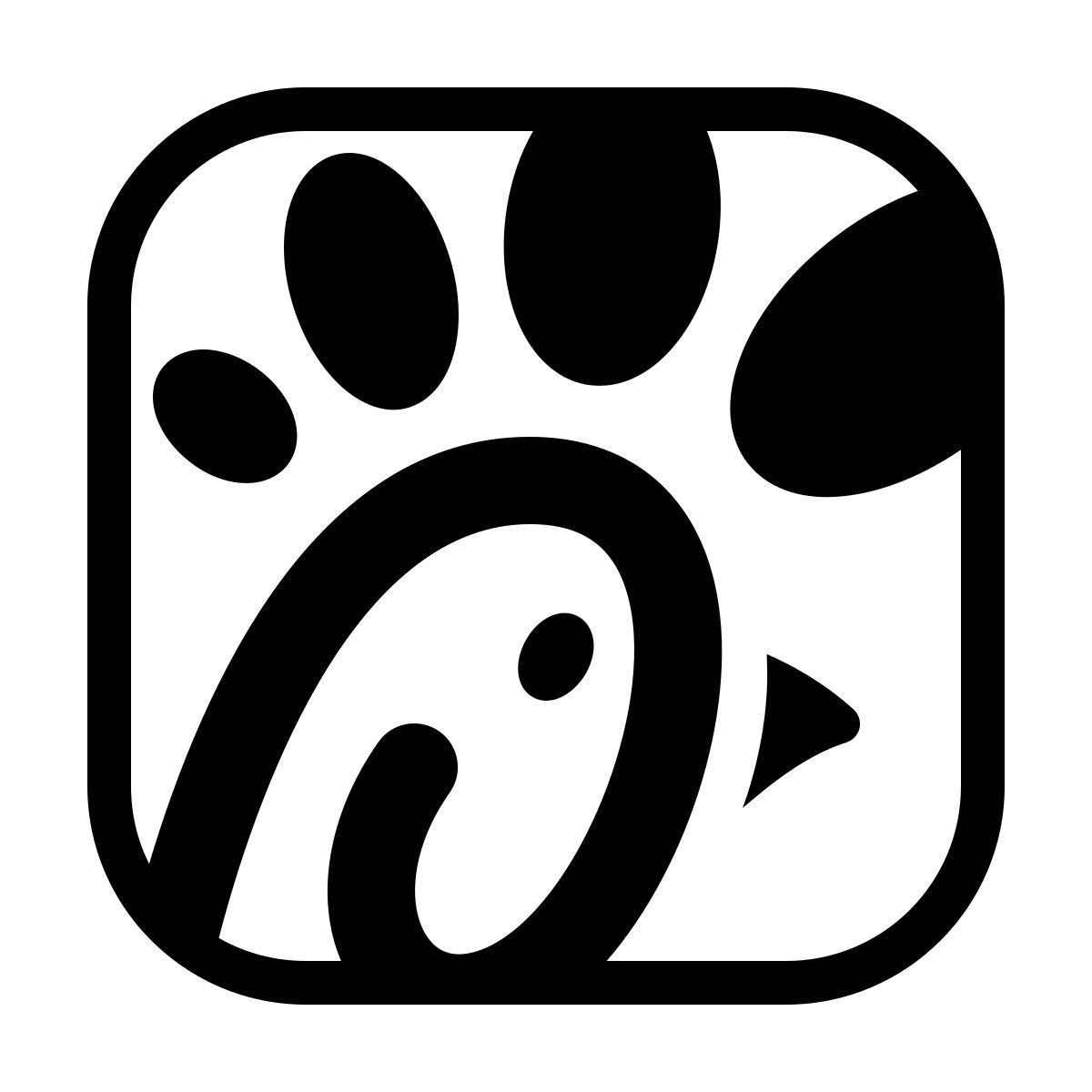 ios 17 outlined style poussin fil a icon