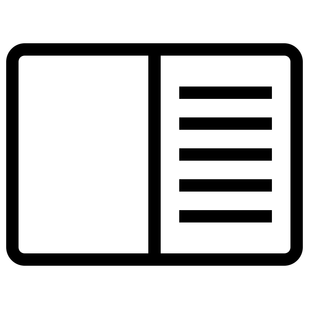 ios 17 outlined style modo de lectura de chrome icon