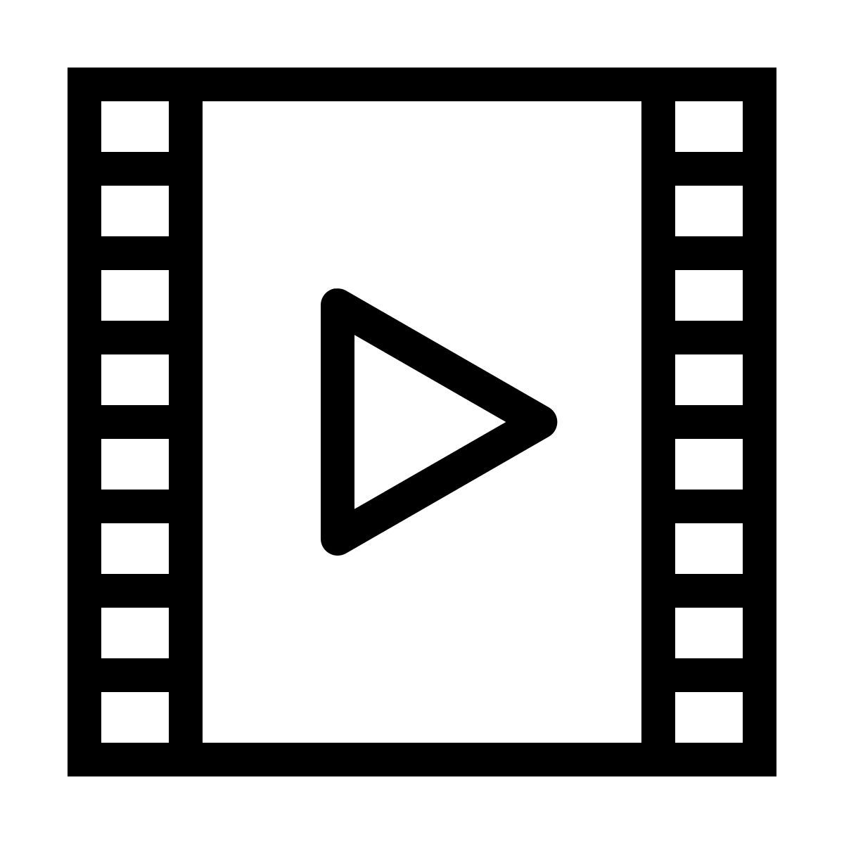 ios 17 outlined style 电影 icon