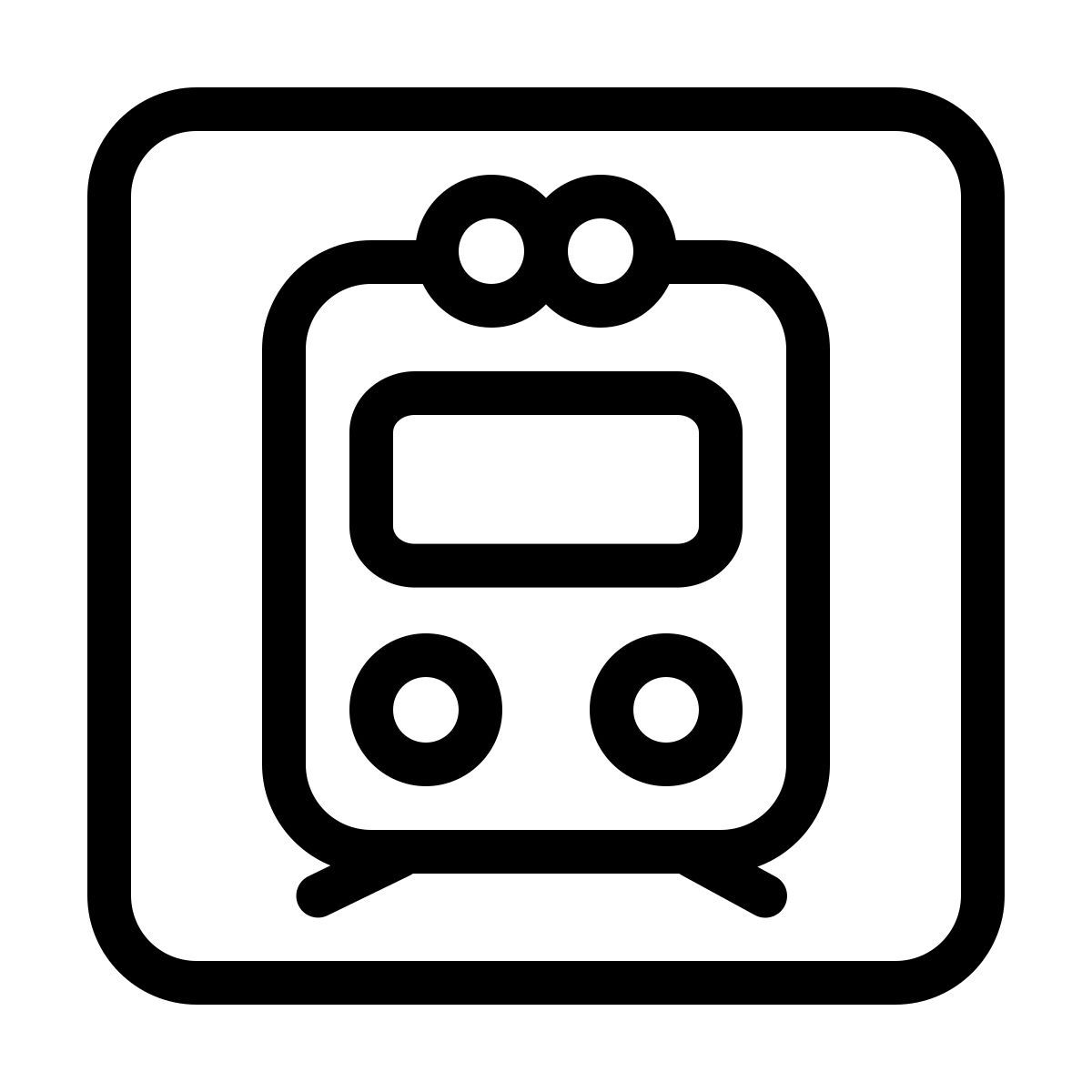 ios 17 outlined style station de métro icon