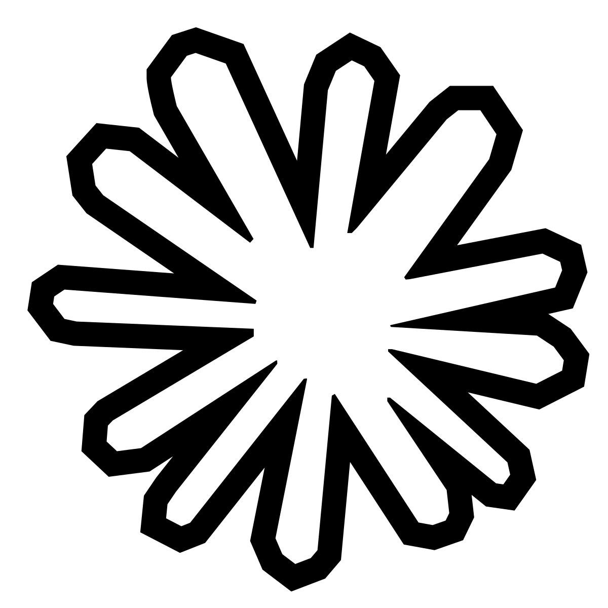 ios 17 outlined style claude ai icon