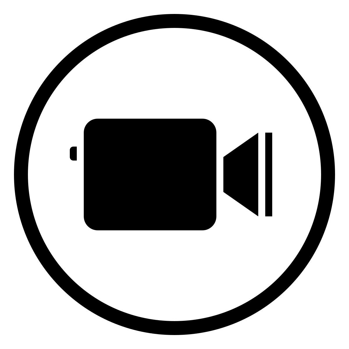 ios 17 outlined style 剪辑应用程序 icon