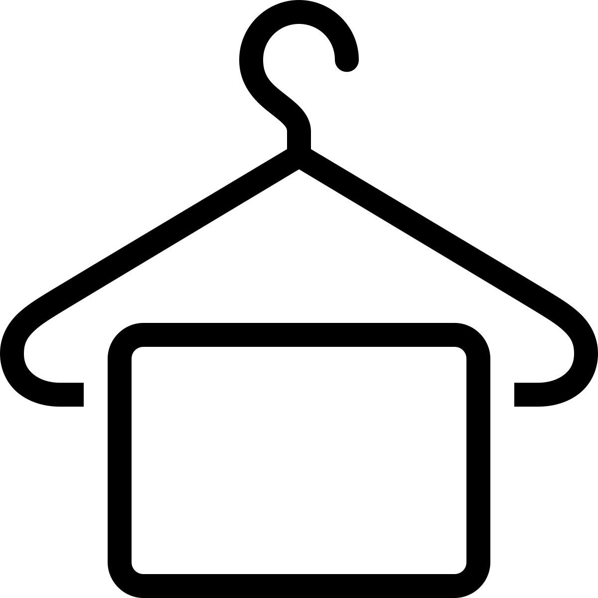 ios 17 outlined style cloakroom icon