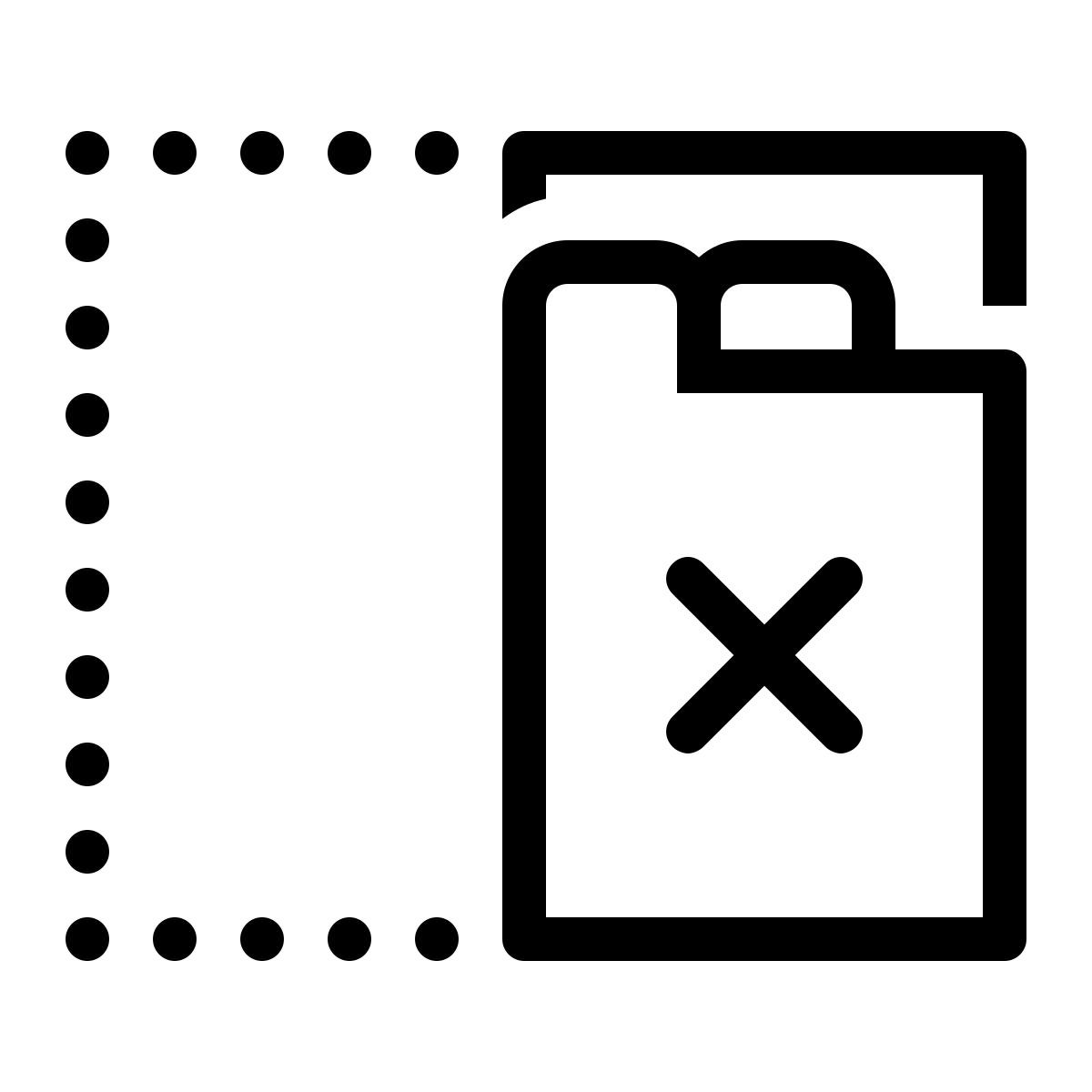 ios 17 outlined style closing tabs in right pane icon