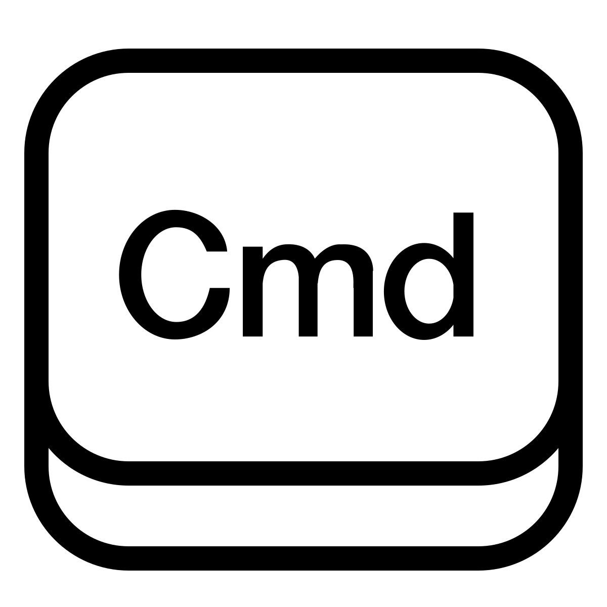 ios 17 outlined style befehl icon