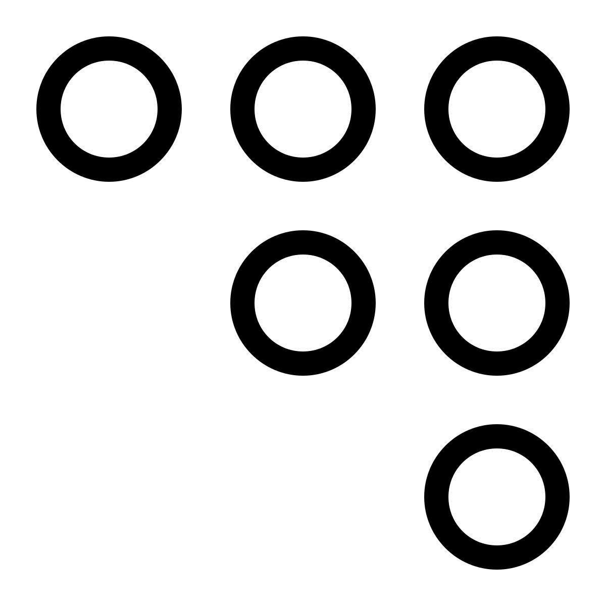 ios 17 outlined style coderwall icon