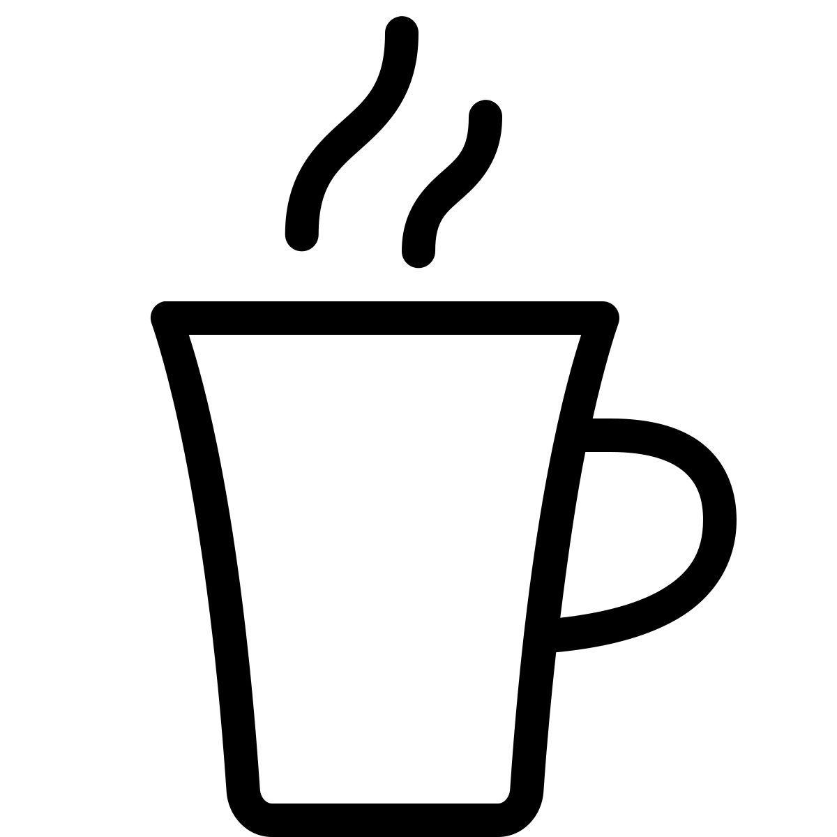 ios 17 outlined style chocolate caliente icon