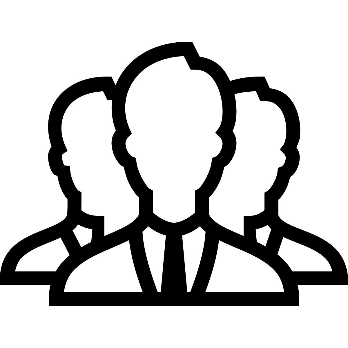 ios 17 outlined style 员工 icon