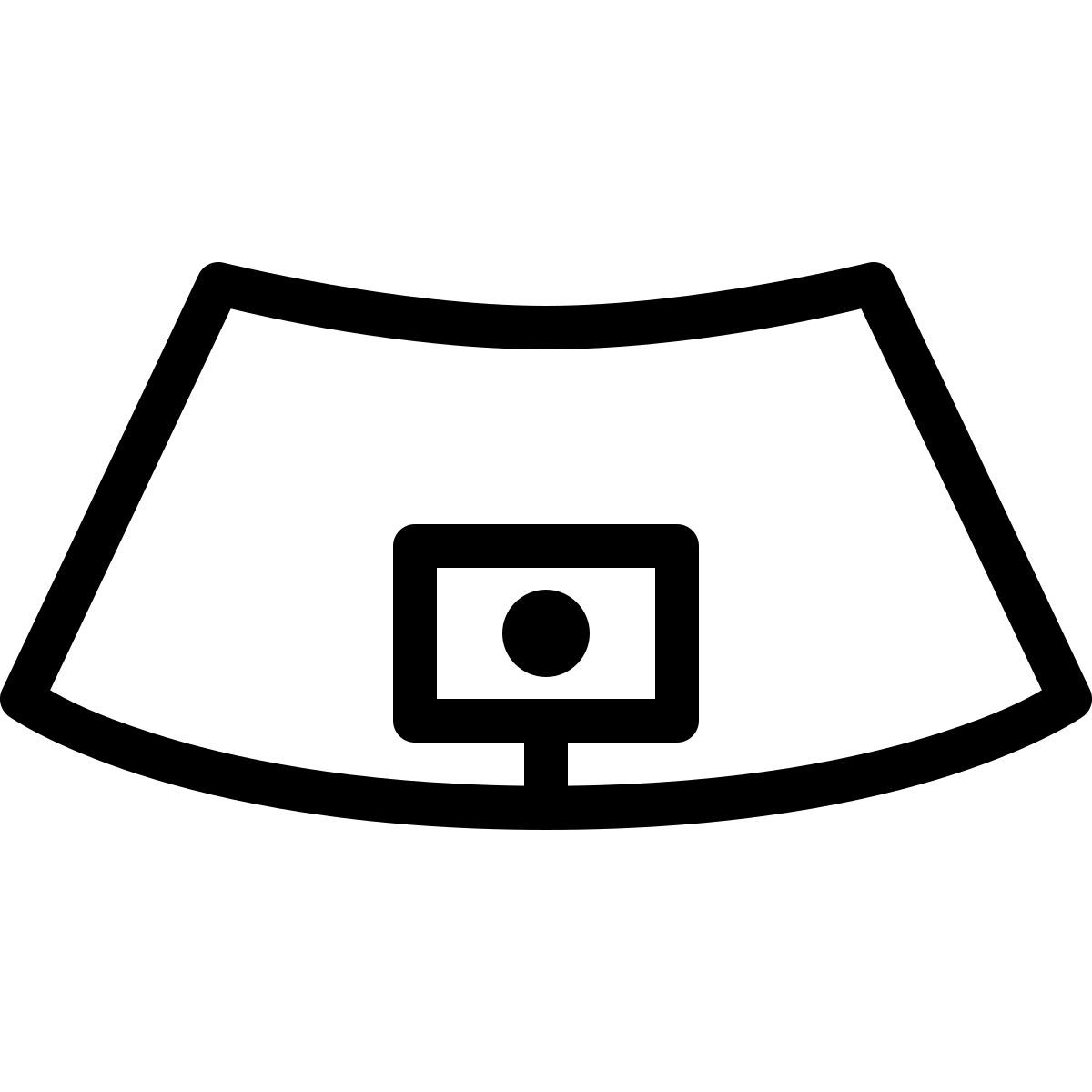 ios 17 outlined style caméra de tableau de bord icon