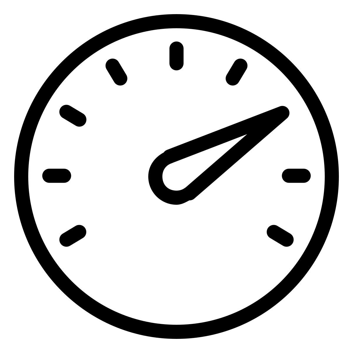 ios 17 outlined style dashboard gauge icon