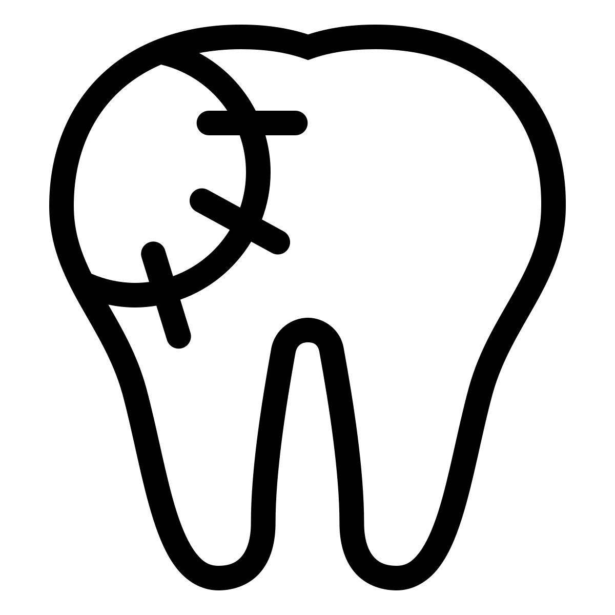 ios 17 outlined style empaste dental icon
